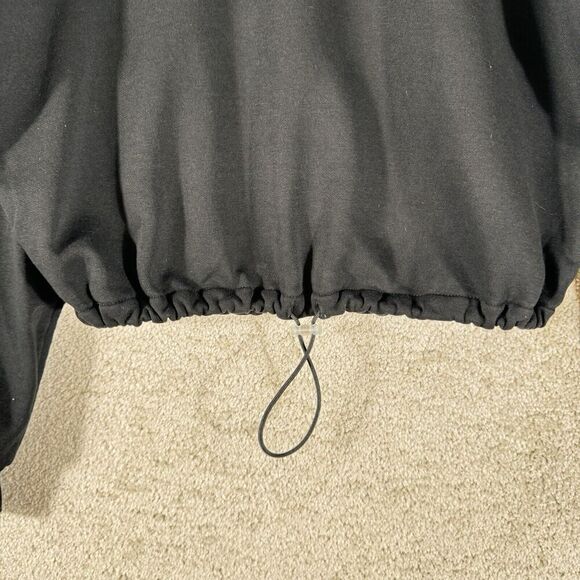 Divided H&M‎ Ariana Grande Thank U Next Sweatshirt Womens XS Black Pullover Crop - Picture 5 of 9